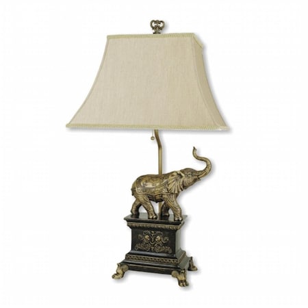 Cling Elephant Table Lamp - Antique Gold CL106067